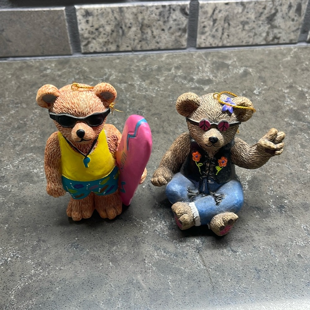 💐Claire’s bears ornaments